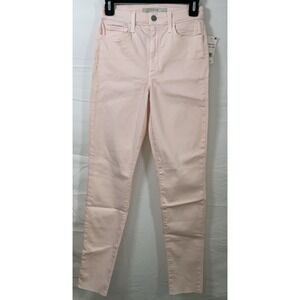 NWT Joe's Jeans The Charlie High Rise Skinny Ankle Jeans Sea Shell Pink 26 X 28"